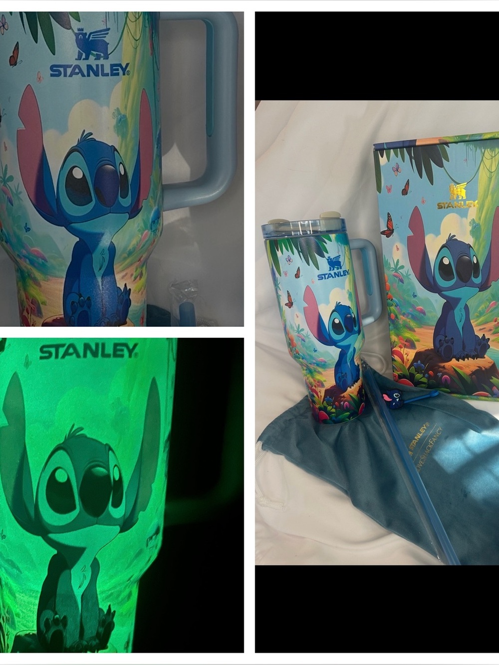 Glow in the Dark Stitch Stanley 40oz - Sunrise Edition Gift Set Ltd